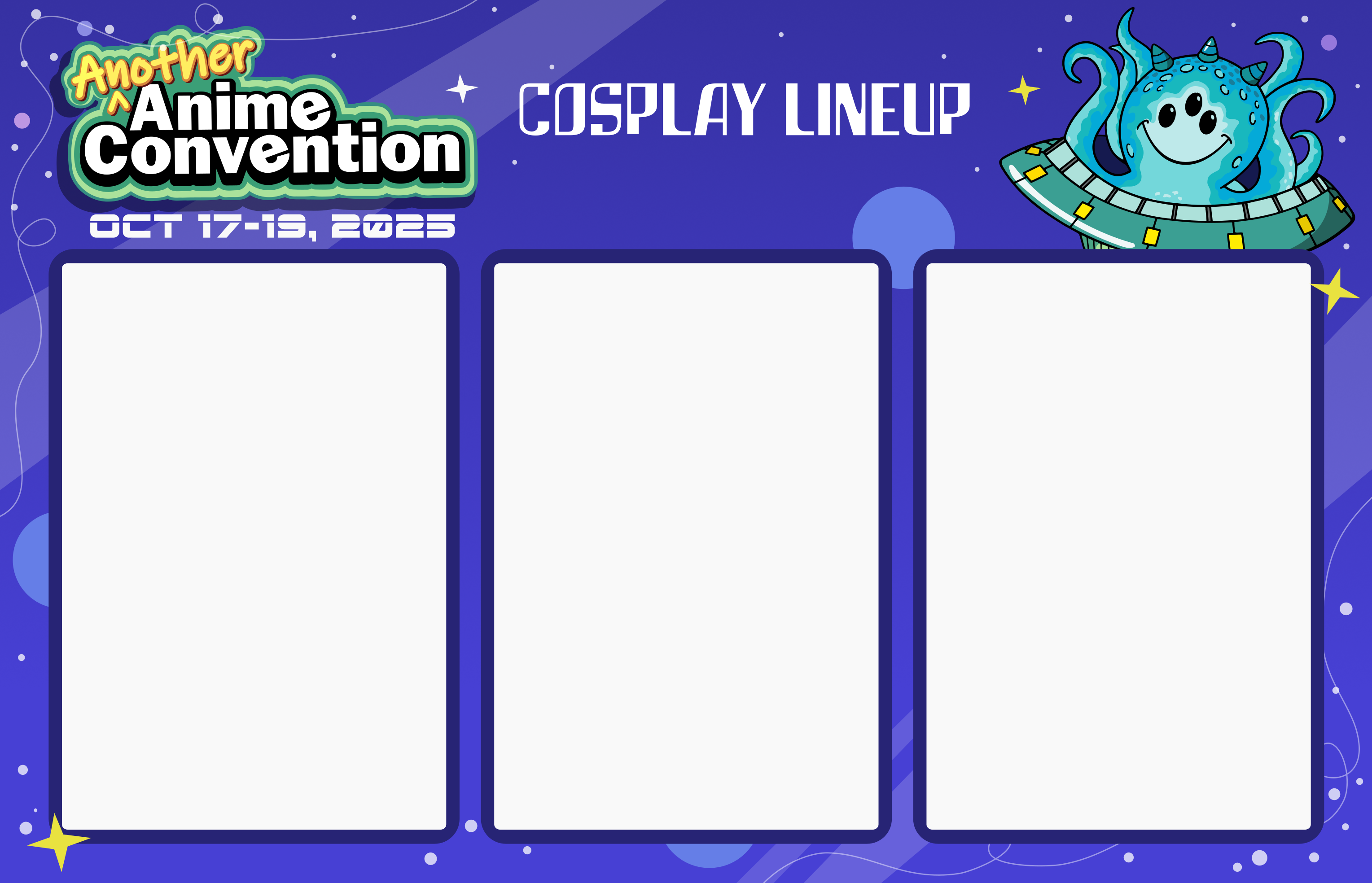 cosplay lineup 2025 2