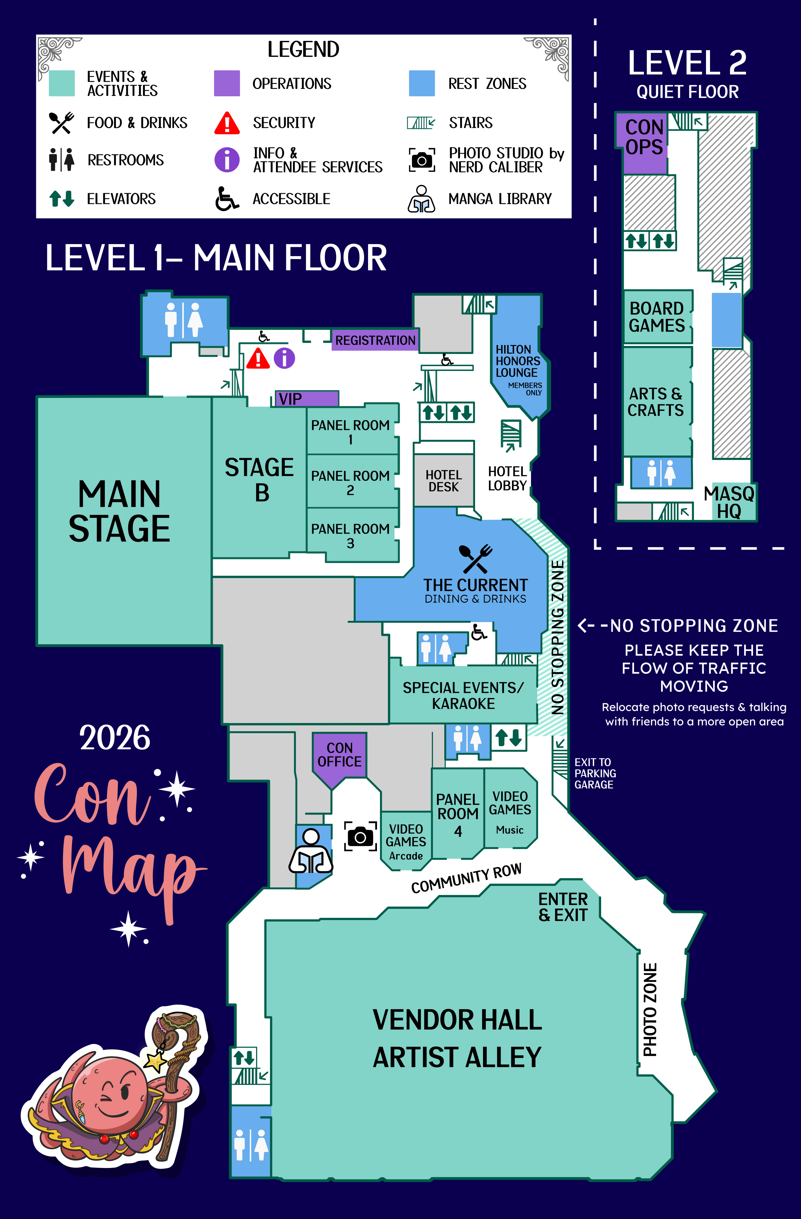 Convention map 2026
