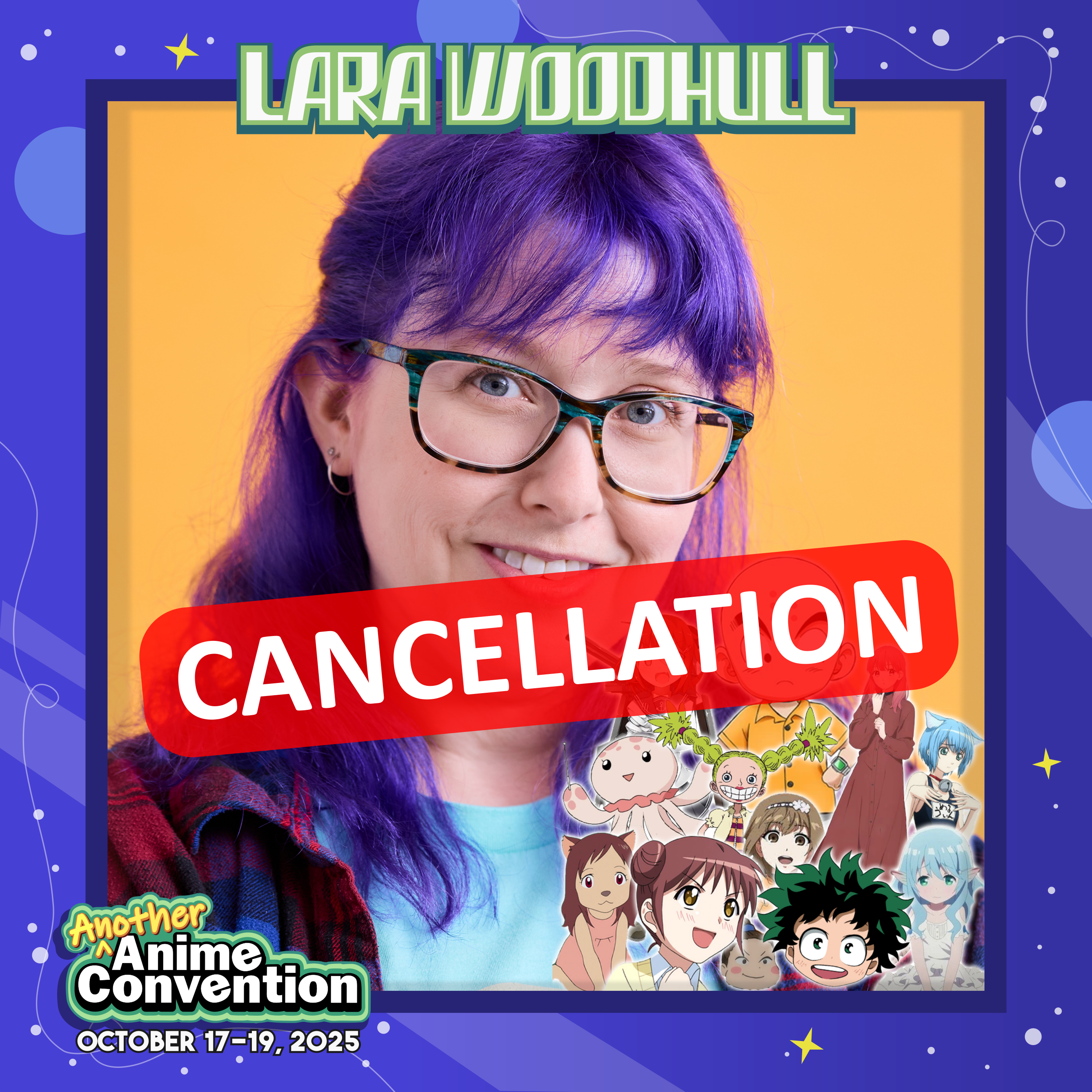 Lara Woodhull 2025 cancelled